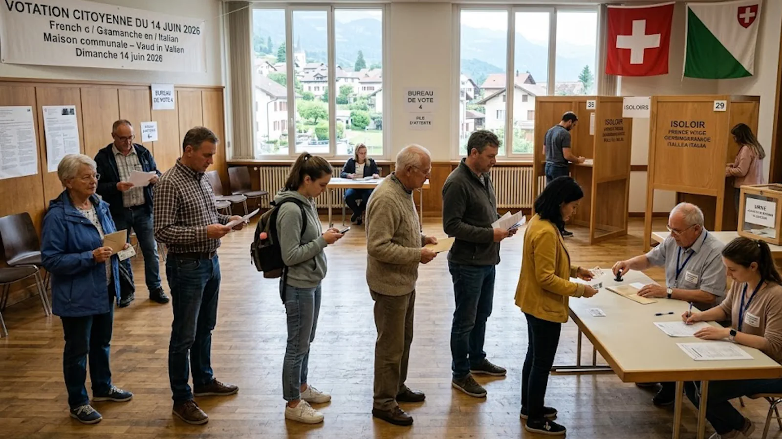 SUISSE - REFERENDUM  14/06