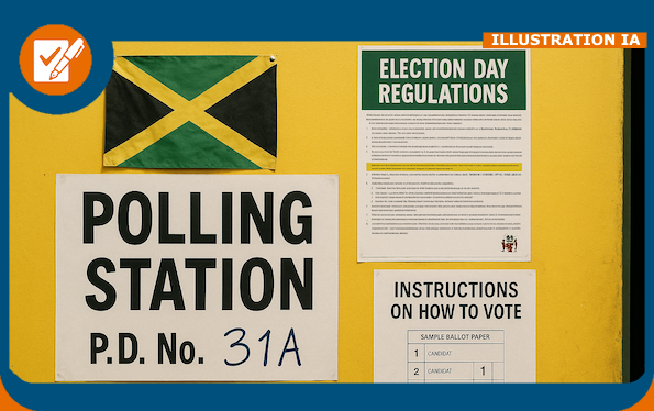 JAMAÏQUE - JOUR DE VOTE - LEGISLATIVES