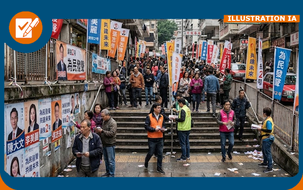 HONG-KONG - JOUR DE VOTE